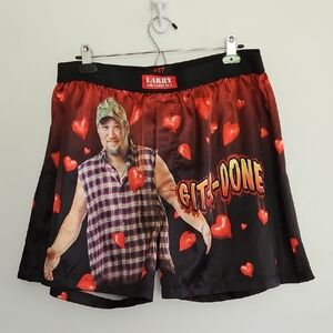 Vintage 2005 Larry The Cable Guy Git R Done Silky Polyester Boxers Size XL 40-42